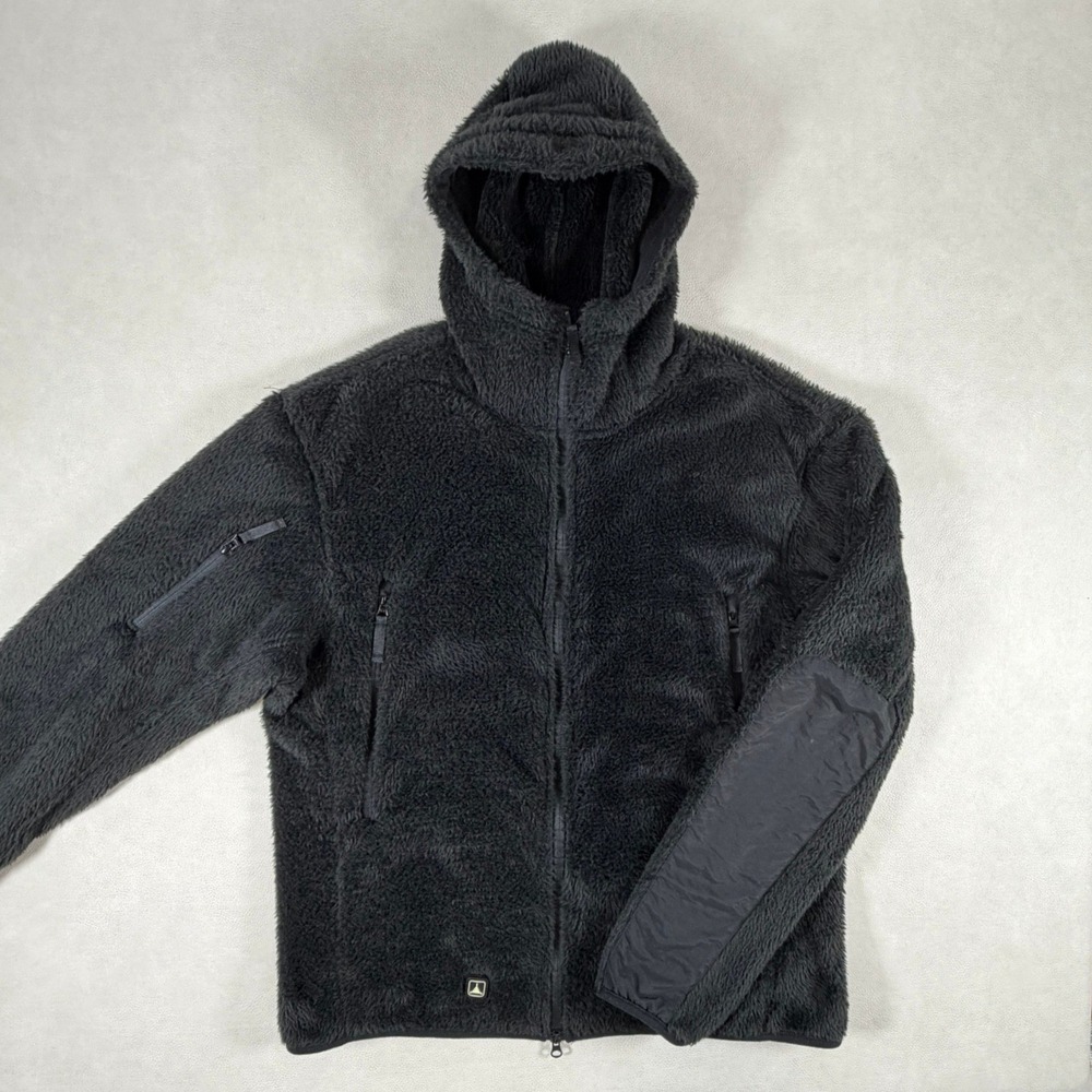 Triple Aught Design TAD Shag Master Hoodie Black Polartec Fleece Mens XL USA